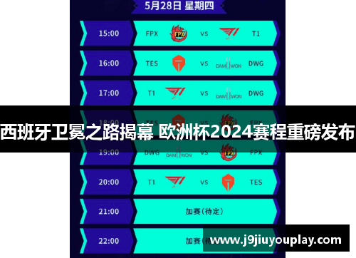 西班牙卫冕之路揭幕 欧洲杯2024赛程重磅发布